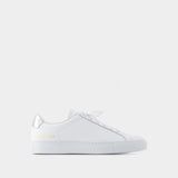 Sneakers Retro Classic - COMMON PROJECTS - Cuir - Blanc/Argenté