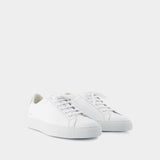 Sneakers Retro Classic - COMMON PROJECTS - Cuir - Blanc/Argenté