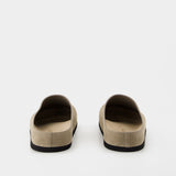 Sandales Clog In Suede - COMMON PROJECTS - Cuir - Beige