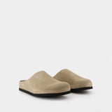 Sandales Clog In Suede - COMMON PROJECTS - Cuir - Beige