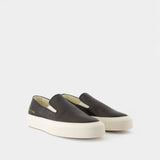 Sneakers Slip On In Leather - COMMON PROJECTS - Cuir - Noir