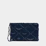 Pochette Angel - Zadig & Voltaire - Coton - Bleu