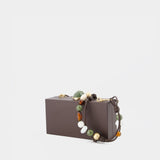 Pochette The Backgammon Clutch - Cult Gaia - Cuir - Marron