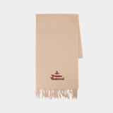 Écharpe 30x180 - Vivienne Westwood - Laine - Beige