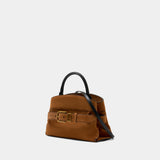 Pochette The Small Satchel - Marc Jacobs - Cuir - Marron
