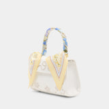 Sac À Main Floral Mini - SELF PORTRAIT - Lin - Ivoire