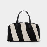 Cabas Medium Pony Hair Day - TOTEME - Cuir - Blanc