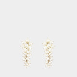Boucles D'oreilles Cluster - Simone Rocha - Perles Synthétiques - Ivoire