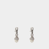 Boucles D'oreilles Lucille Large - Vivienne Westwood - Métal - Argenté