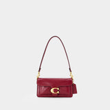 Sac Porté Épaule Glazed Tabby 20 - Coach - Cuir - Rouge
