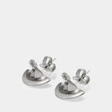 Boucles D'oreilles Solid Orb - Vivienne Westwood - Métal - Noir
