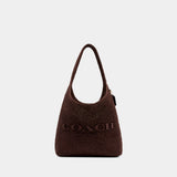 Sac Porté Épaule Weave Straw Brooklyn 39 - Coach - Cuir - Marron
