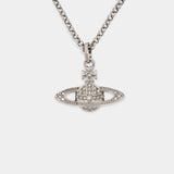 Collier Man. Mini Bas Relief Orb - Vivienne Westwood - Métal - Argenté
