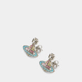 Boucles D'oreilles Kika - Vivienne Westwood - Métal - Bleu
