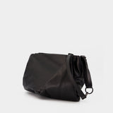 Sac À Bandoulière Tulip M - YOHJI YAMAMOTO - Cuir - Noir