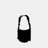 Sac Porté Épaule Oskan Soft Zip - Isabel Marant - Cuir - Noir