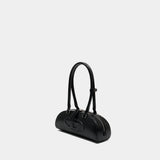 Sac Porté Épaule 1DR Dome - DIESEL - Cuir - Noir