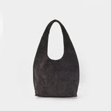 Sac Porté Épaule Le Neige Clou - A.P.C. - Cuir - Gris