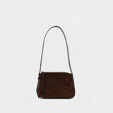 Sac Porté Épaule Romy Small - Tory Burch - Cuir - Marron