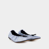 Ballerines Orbella - CECILIE BAHNSEN - Synthétique - Bleu