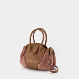 Sac Porté Épaule Tulipea Small - Marni - Cuir - Marron