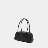 Sac Porté Épaule Strip - Courreges - Cuir - Noir