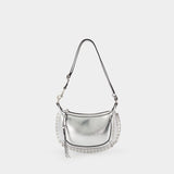 Sac Porté Épaule Oskan Moon - Isabel Marant - Cuir - Argenté