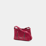 Sac À Bandoulière Sunny Mood Vintage - Zadig & Voltaire - Cuir - Rose