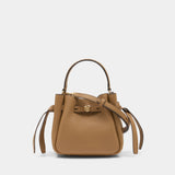 Sac À Main Romy Mini - Tory Burch - Cuir - Beige