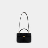Sac À Main Box Top Handle - TOTEME - Cuir - Noir