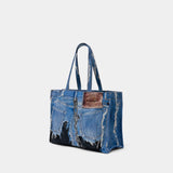 Cabas - Acne Studios - Coton - Bleu