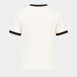 T-Shirt Sabond Ss 15318 - SAMSØE SAMSØE - Coton - Ivoire