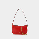 Sac Porté Épaule Natural Waverly - Coach - Cuir - Rouge