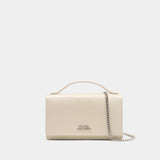 Sac À Bandoulière The Mirror Mini - Marc Jacobs - Cuir - Blanc