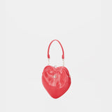 Sac Porté Épaule Belle Heart Frame - Vivienne Westwood - Cuir - Rouge