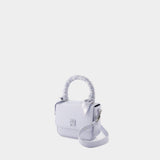 Sac À Main Bandana Micro - Amiri - Cuir - Gris