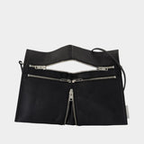 Sac À Bandoulière Geo Medium - Alexander Wang - Cuir - Noir
