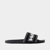 Slides Aw Webbing Pool - Alexander Wang - Polyester - Noir