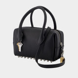 Sac À Main Roux Small Top Handle - Alexander Wang - Cuir - Noir