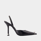 Escarpins Akilita 105mm - Alexander Wang - Cuir - Noir