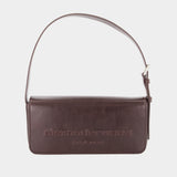Sac Porté Épaule Punch Flap - Alexander Wang - Cuir - Marron