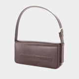 Sac Porté Épaule Punch Flap - Alexander Wang - Cuir - Marron