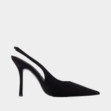 Escarpins Buffy 105mm Sling Back - Alexander Wang - Synthétique - Noir
