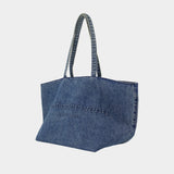 Cabas Punch - Alexander Wang - Coton - Bleu