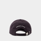 Casquette Jeremy - ANINE BING - Coton - Noir