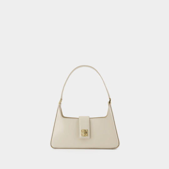 Sac Porté Épaule Lou - ANINE BING - Cuir - Blanc