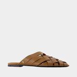 Mules Eve - ANINE BING - Cuir - Marron