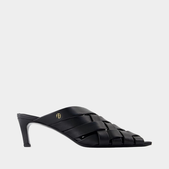 Sandales Eve - ANINE BING - Cuir - Noir