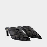 Sandales Eve - ANINE BING - Cuir - Noir
