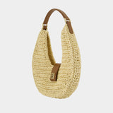 Sac Porté Épaule Lou Monogramme - ANINE BING - Cuir - Beige